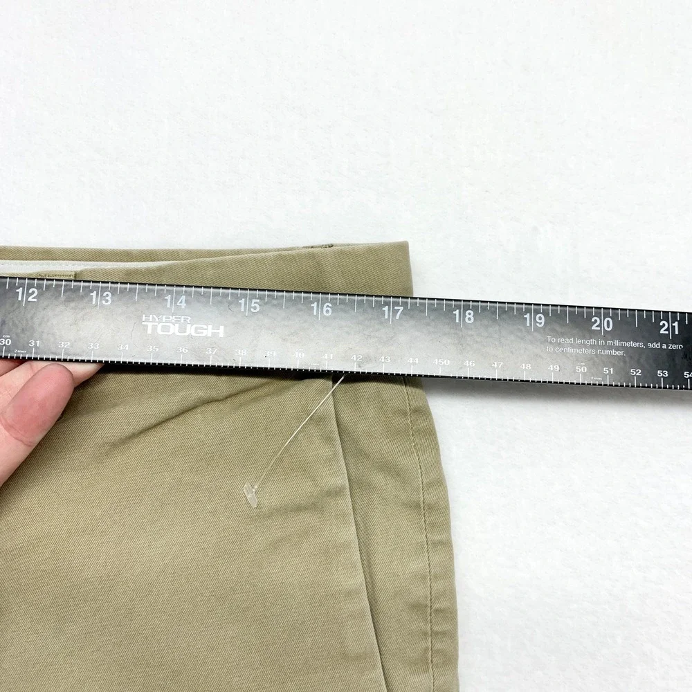 Banana‎ Republic Aiden Short Mens Size 33 Khaki Chino Slim Fit Cotton Spandex